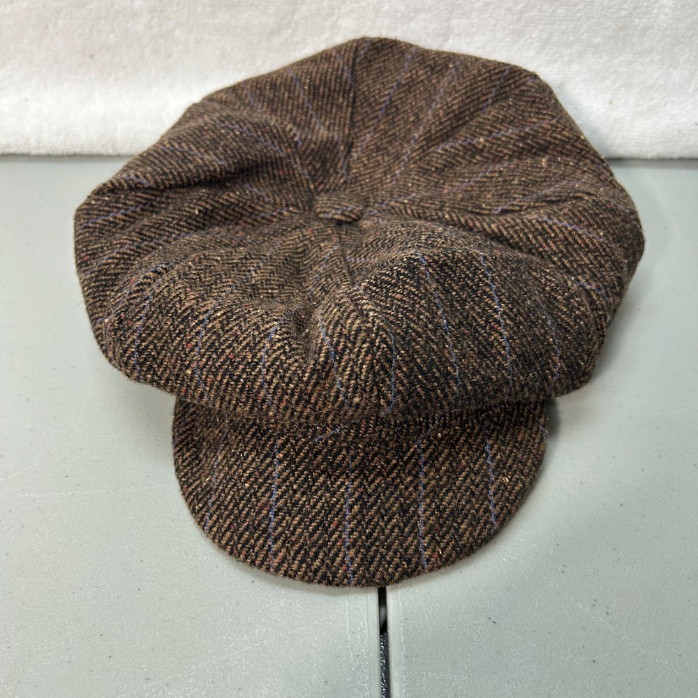 Diesel Mens Size 1 Brown Wool Italy Made Newsie Newsboy Hat